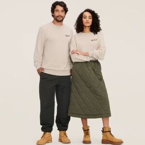 Adult Boot Graphic Print Pullover Sweatshirt - Woolrich Taupe M